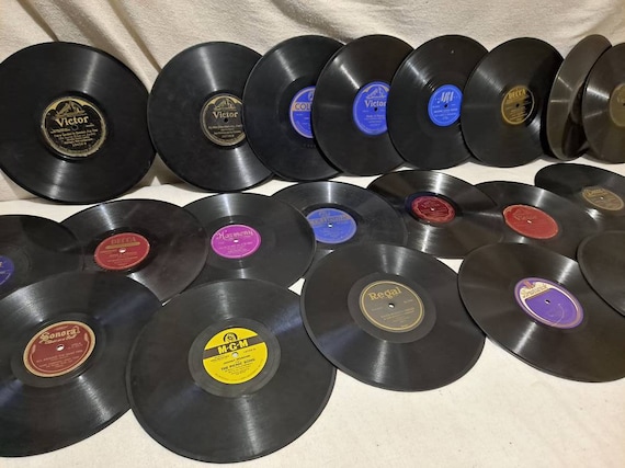 L4 アンティーク 78 RPM レコードコレクション - Etsy 日本