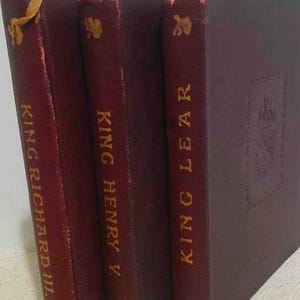 Collection of 3 volumes of Shakespeare&#39;s plays published by J.M. Dent in london