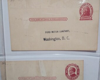 22 19th Century U.S. Postal Cards From 1873 to 1902 - Etsy