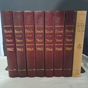 8 Enzyklopädie Britannica Jahrbücher 1962 bis 1973
