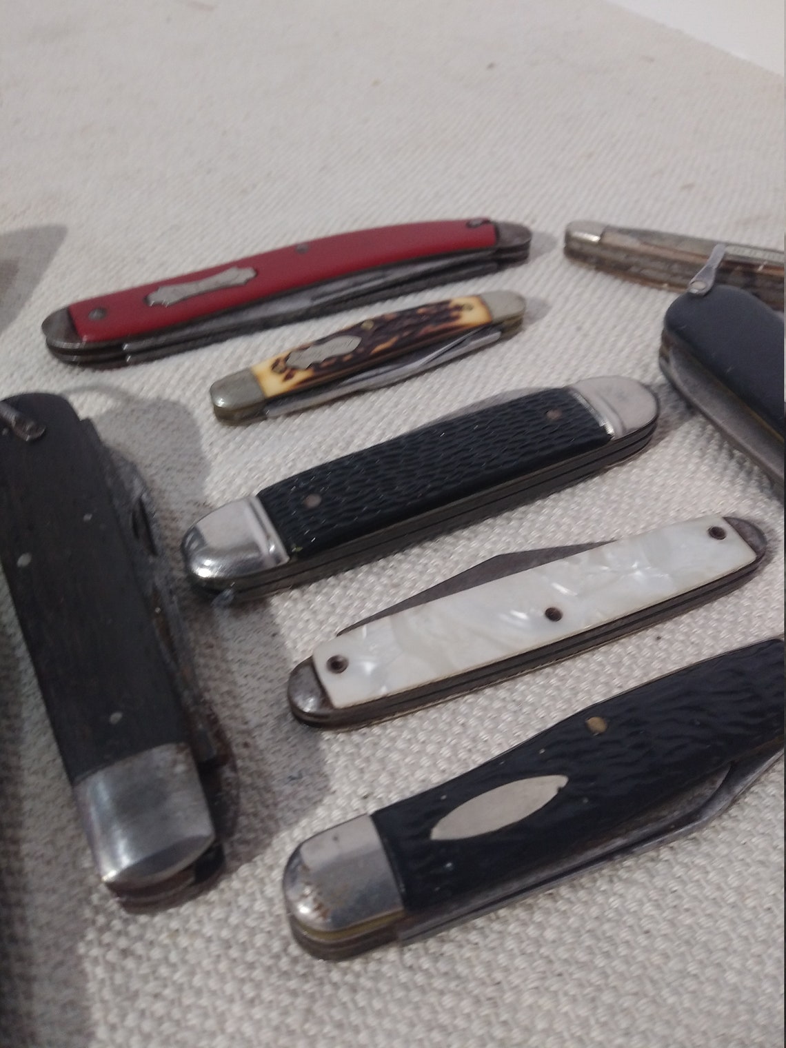 Collection of 10 Antique Pocket Knives Etsy