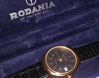 Seltene 1960er Jahre Rodania Herren Armbanduhr