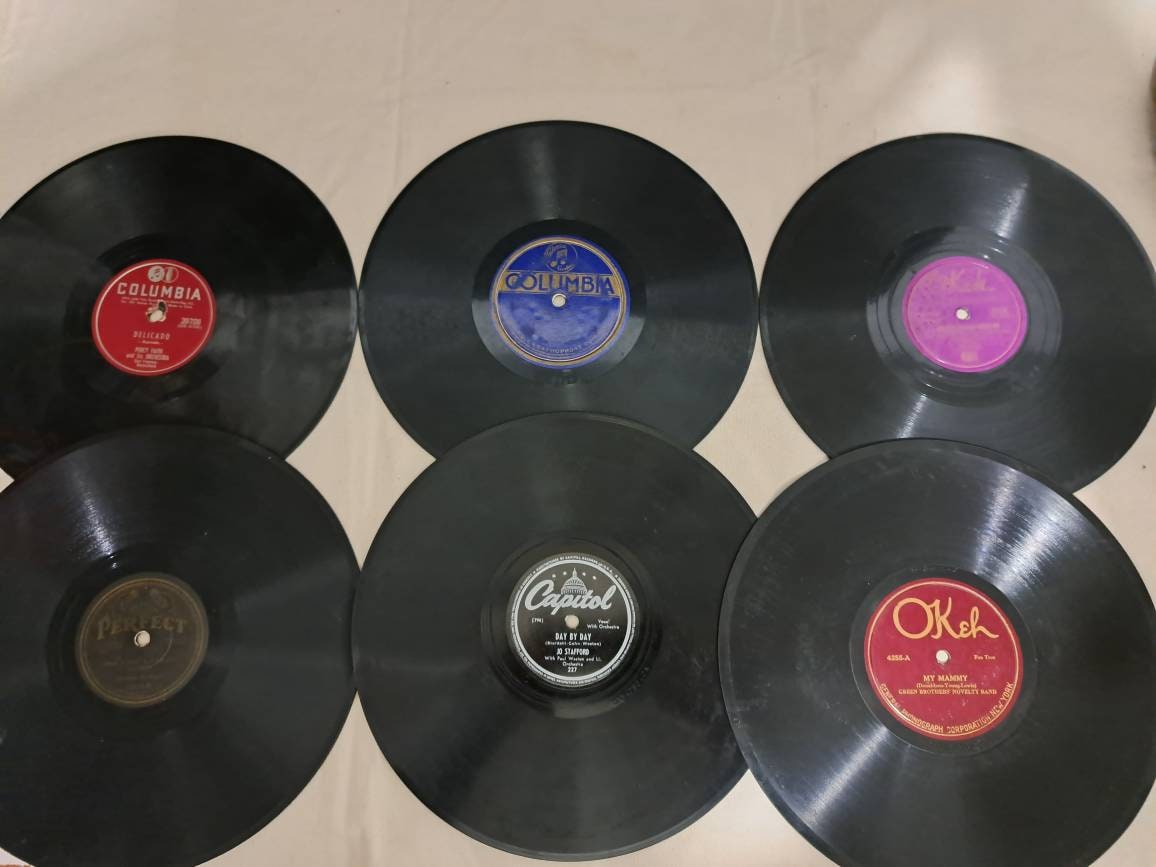 Collection of 30 Antique 78 Rpm Records Etsy