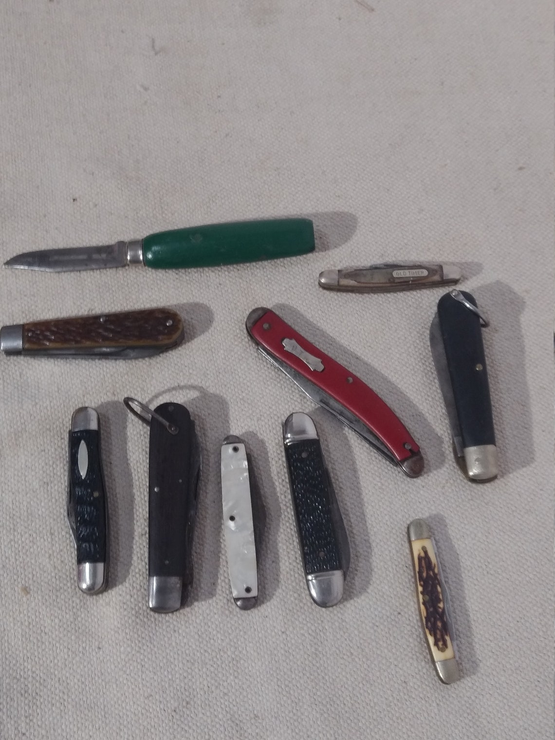 Collection of 10 Antique Pocket Knives Etsy