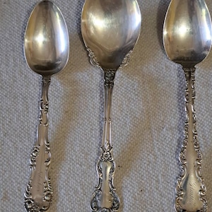 3 Sterling Silber 1891 American Silver Company Löffel