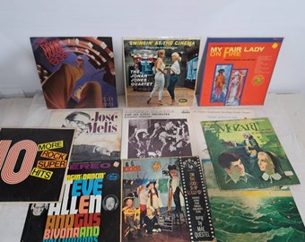Assortment of 50 Vintage Records R1 - Etsy