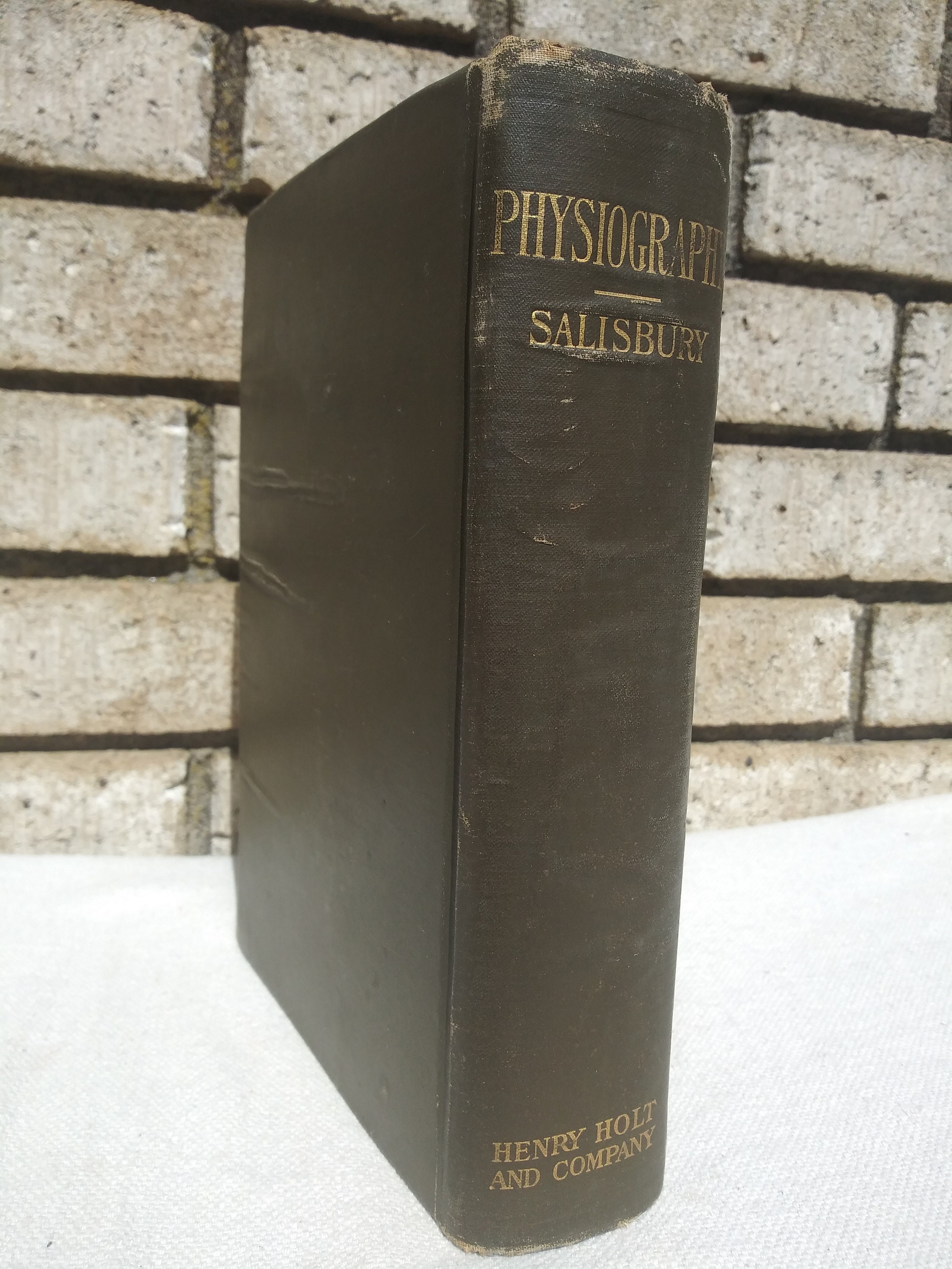 1925 edition Physiography by Rolland D. Salisbury