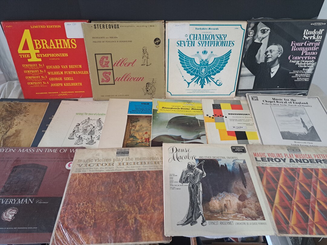 Large Collection of Symphony and World Class Orchestra Records and