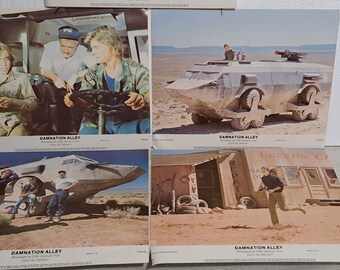 5 scarce Damnation Alley NSS lobby scene posters