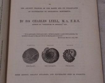1855 Manual Of Elementary Geology by Sir Charles Lyell