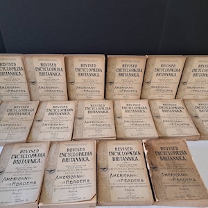 1891 Teilmenge Überarbeitete 9.Auflage Enzyklopädie Britannica