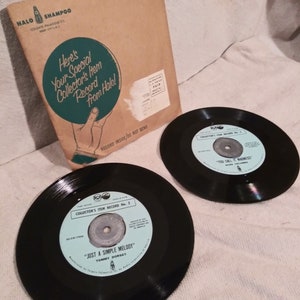 Rare Halo Shampoo- Palmolive endorsed RCA Collectors Item Record featuring Bing Crosby