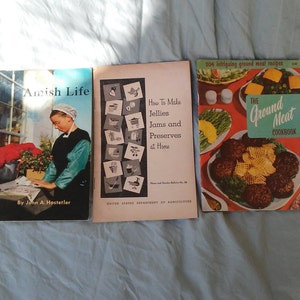 25 leaflet style collection of antique cookbooks