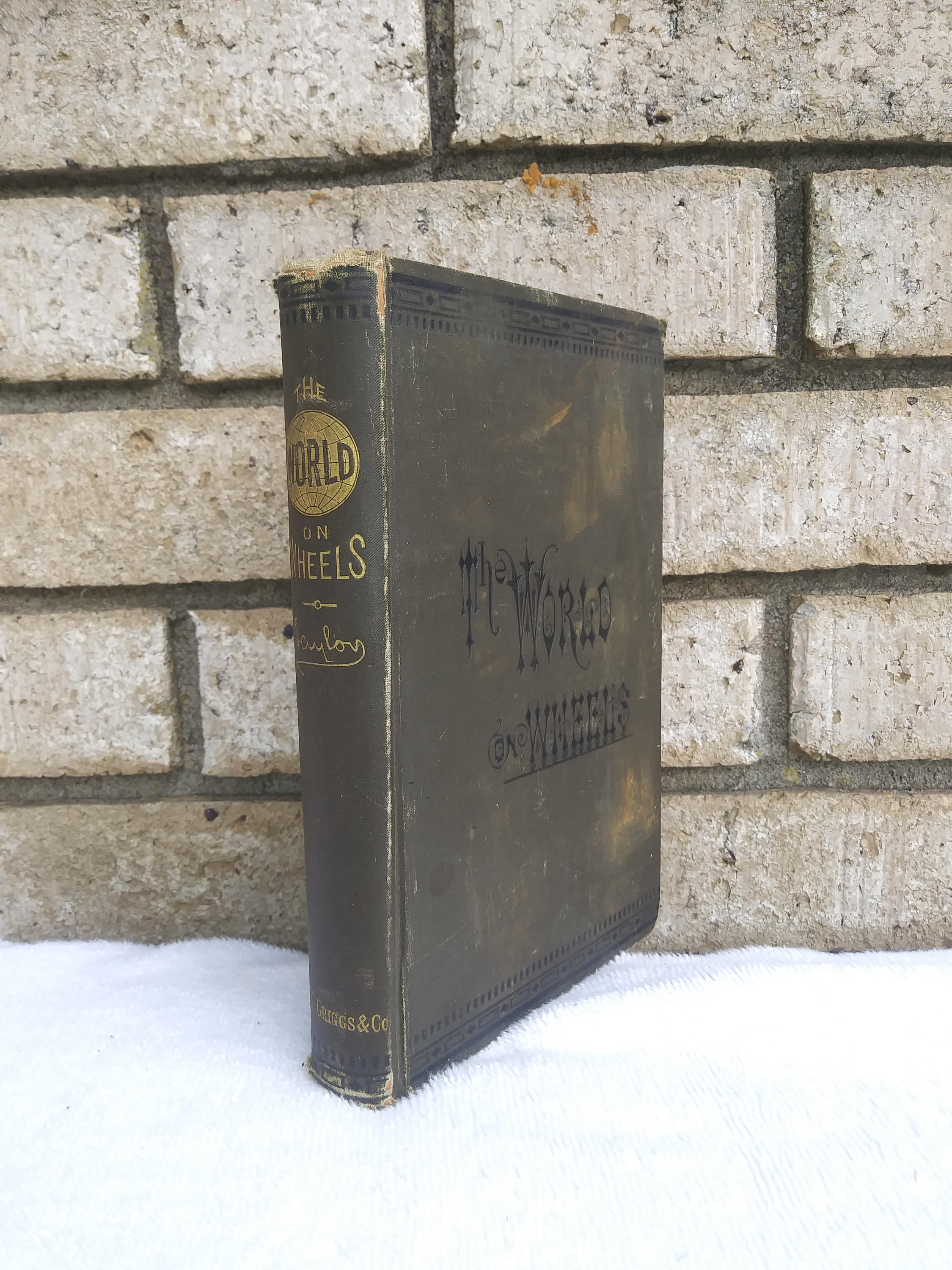 1874 First Edition the World on Wheels by Benjamin F Taylor - Etsy