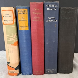 5 romanzi di Booth Tarkington della prima edizione