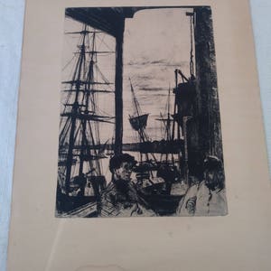 1931 James McNeil Wistler reproduction from the Cleaveland Museum Of Art