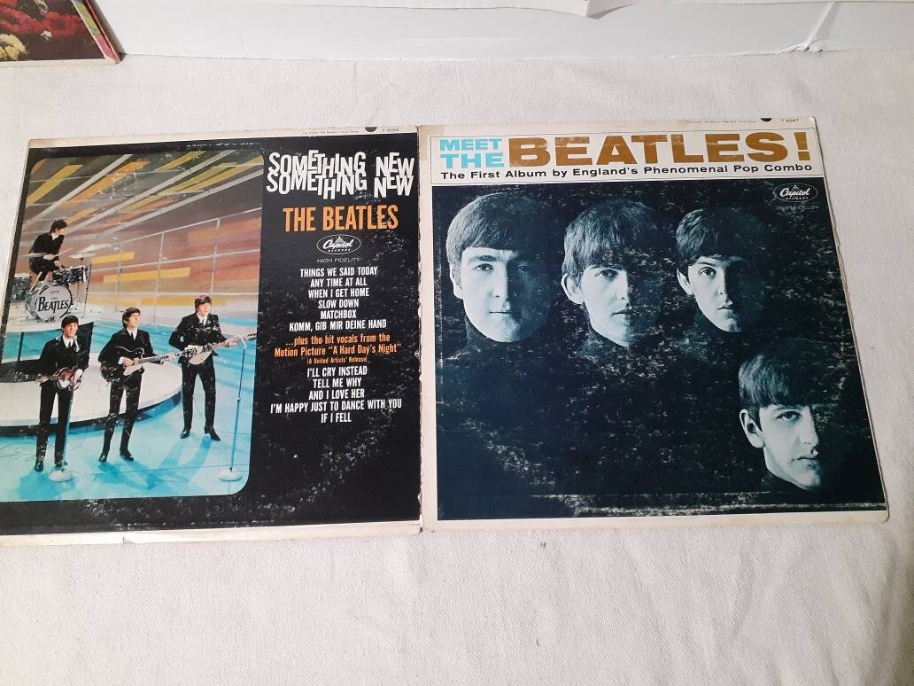 Collection of 6 Vintage Beatles Vinyl Albums - Etsy