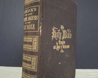 1861 Hitchcock's Bibel: Neu & Vollständige Untersuchung, Unbenutzt