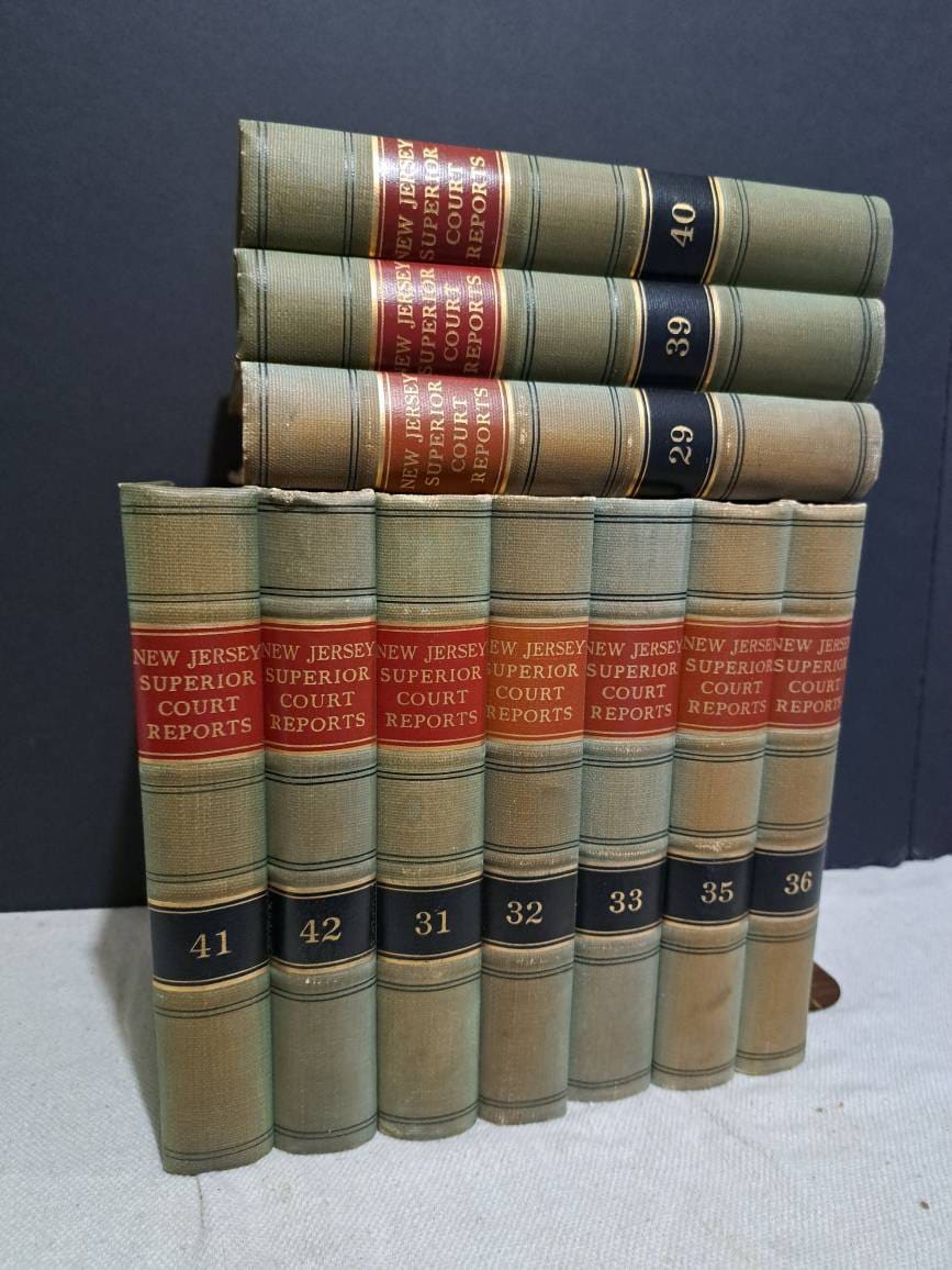 Collection of 10 Antique Law Books S6 - Etsy