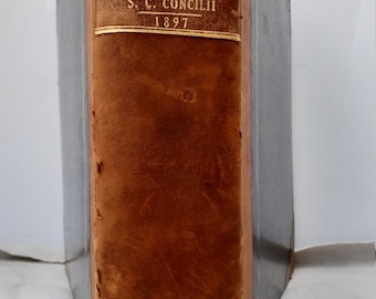 1897 Vatican publication Acts Of The Roman Congregation or Thesaurus Resolutionum Sacrae Congregationis Concilii
