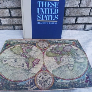 1969 Dazu USA Geographic Buch mit Karten von Readers Digest