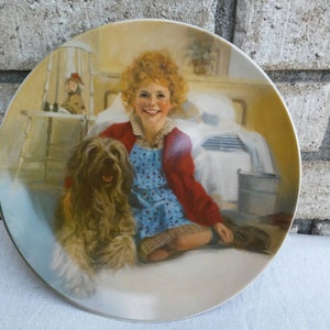 Edwin m Knowles Annie collectible plate