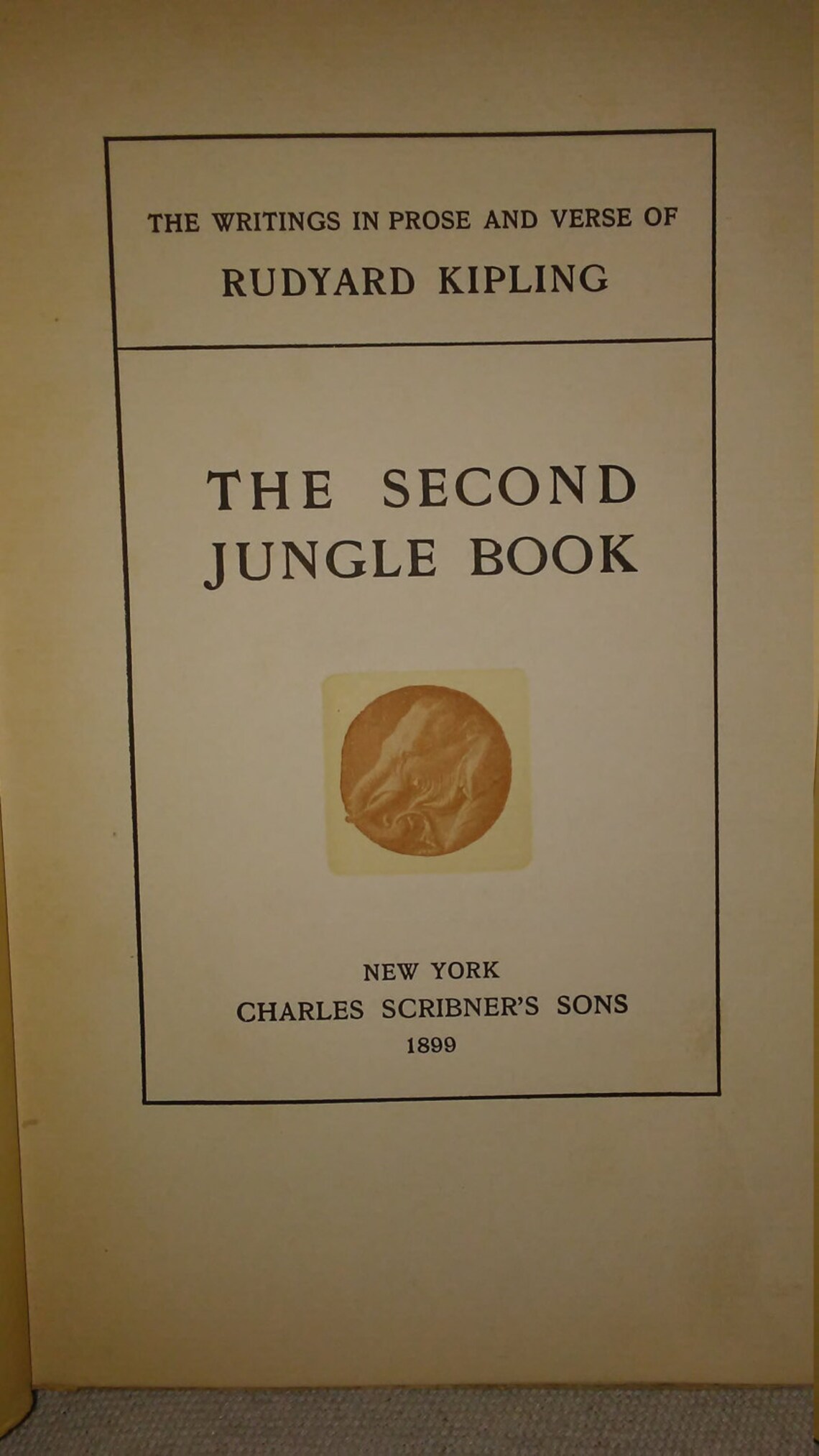 1899 the Second Jungle Book by Rudyard Kipling - Etsy