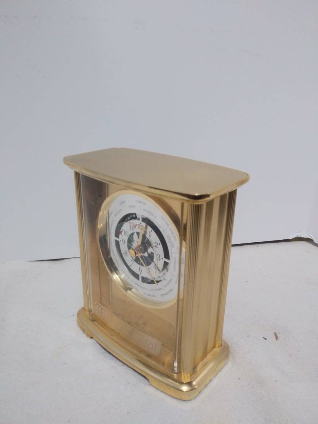 Modern Howard Miller World Time Clock Etsy