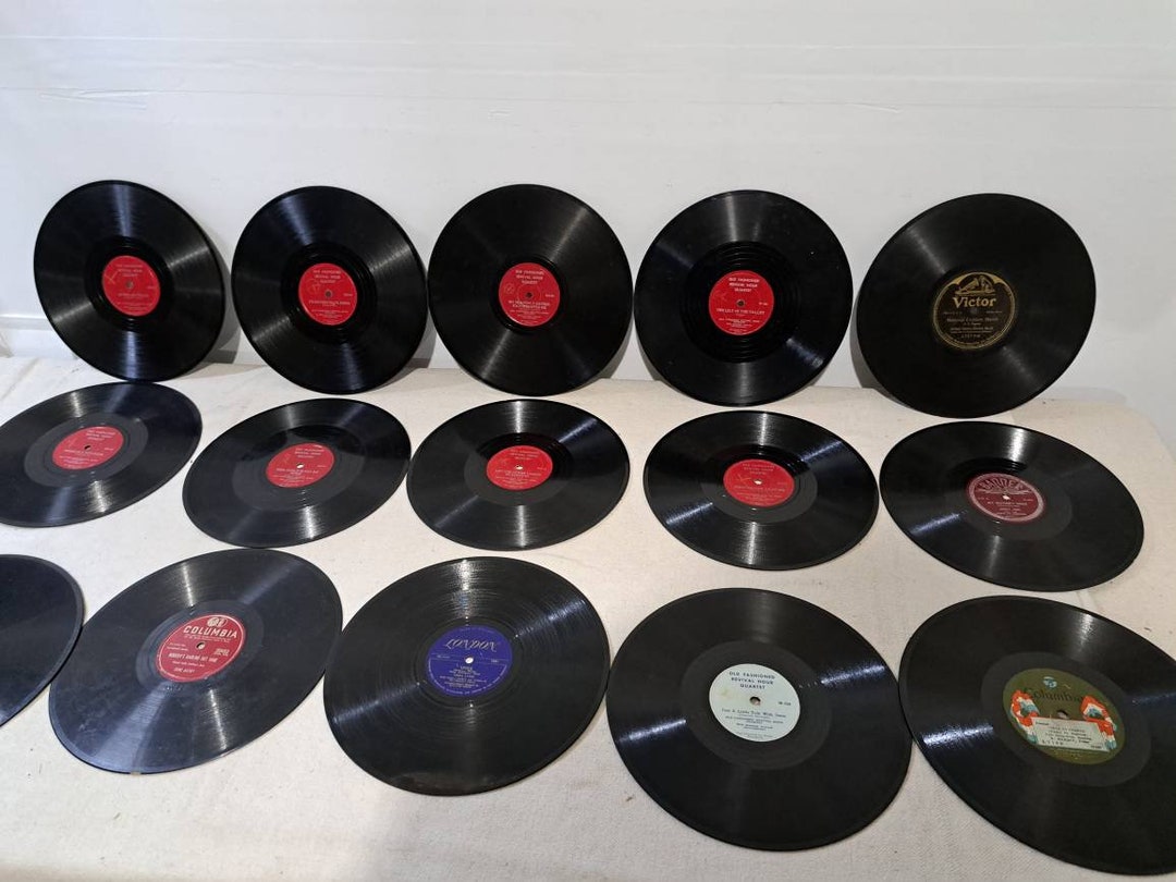 Collection of 15 Antique 78 Rpm Records F13 Etsy