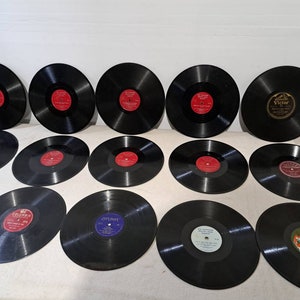 collection of 15 antique 78 rpm records f13
