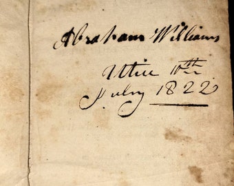 Rare 1816 William Huntington Book: Signed First Edition