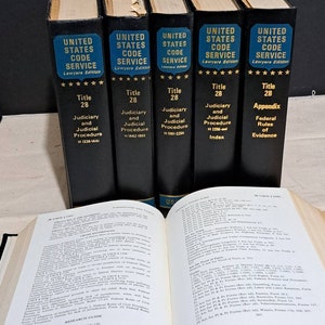 Unites States Code Service Title 28 in 6 Lawyer's Edition volumes