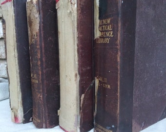 4 volume set of teaching books The New Practical Reference Library published 1910