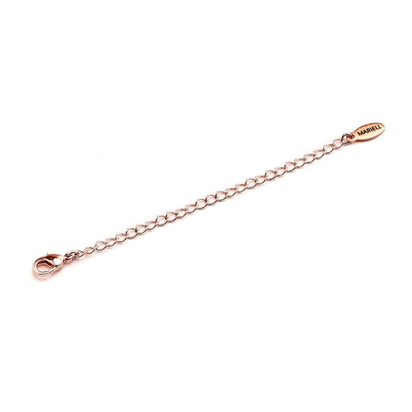 Rose Gold Necklace Extender, Jewelry Extender, Rose Gold Necklace Extension, Chain Extender for Pendant Necklace, 3" Inch Necklace Extender