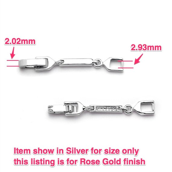 Rose Gold Necklace Extender, Rose Gold Bracelet Extender, Jewelry