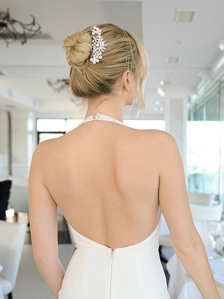bridal comb headpiece