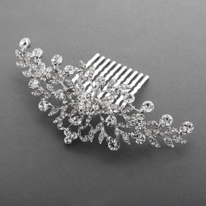 Silver Bridal Comb, Rhinestone Comb, Crystal Bridal Comb, Crystal Wedding Hair Comb, Bridal Hair Comb, Wedding Headpiece, Hair Accessory