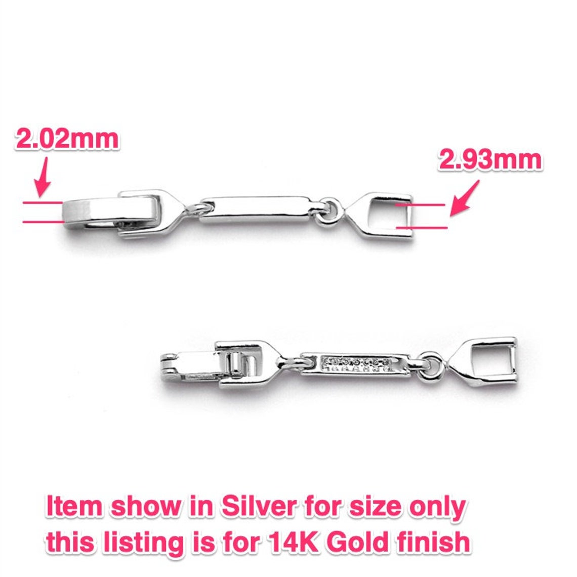 Gold Necklace Extender Gold Bracelet Extender Gold Jewelry Etsy