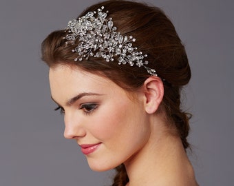 Crystal Wedding Hair Vine, Crystal Hair Jewelry, Bridal Headband, Wedding Hair Accessory, Rhinestone Headband, Crystal Bridal Hair Accessory