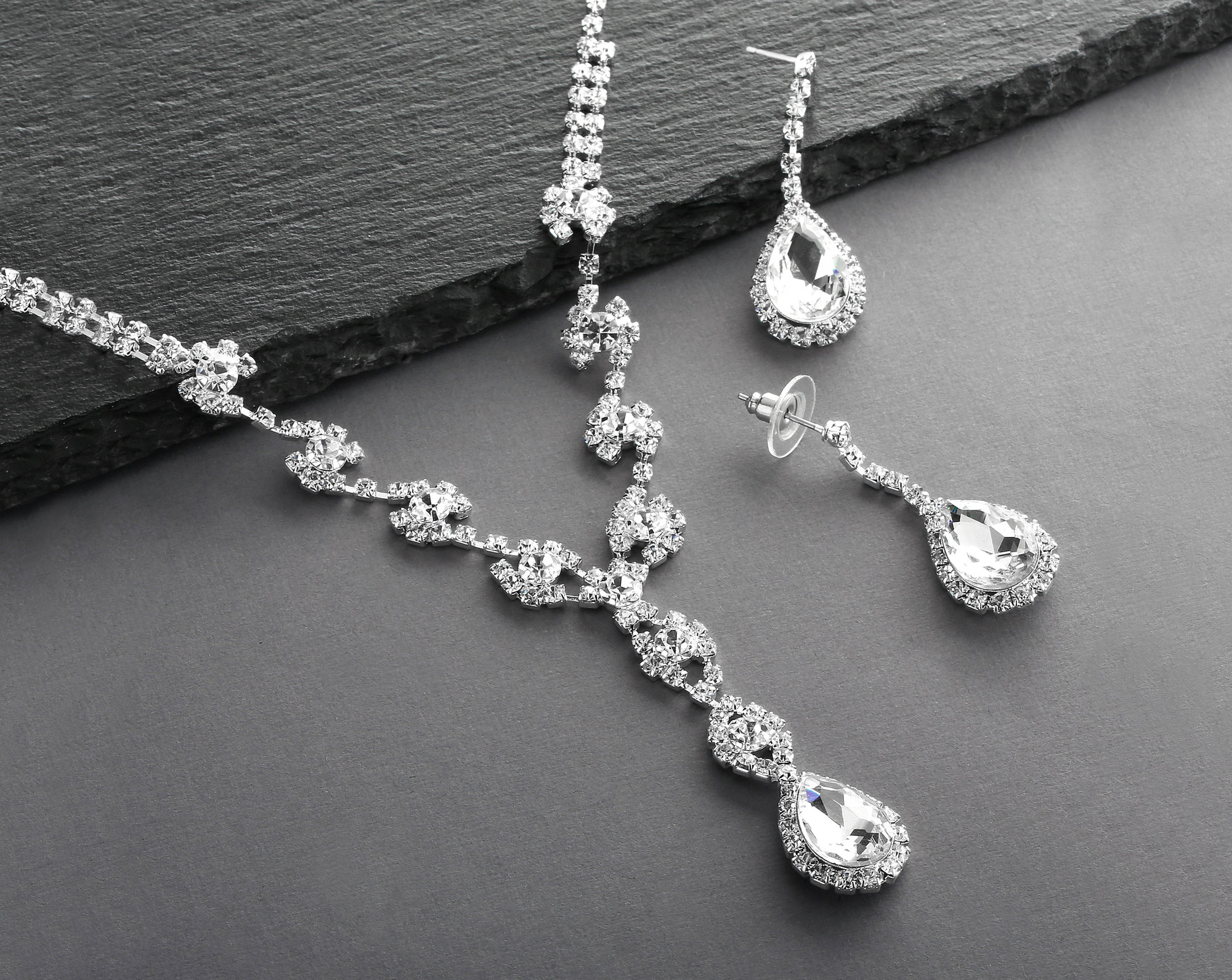 Crystal Bridal Jewelry Set Wedding Jewelry Set Crystal Etsy