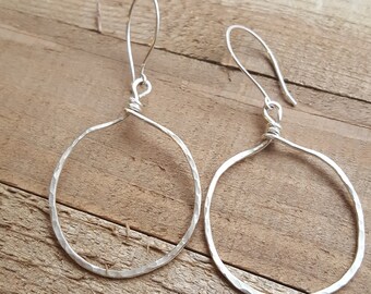My sterling silver hoops