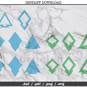 Geometric trim cut file,earrings,leather jewelry making,SVG, DXF,PNG,Cricut,Silhouette,cutting machine,vector graphic,explore,diy,dangle