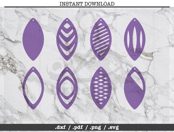Leaf Cut File,earrings,leather Jewelry Making,svg, Dxf,png,cricut
