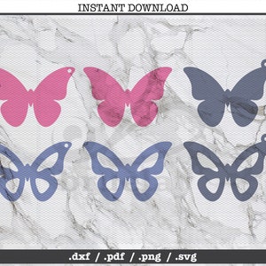 Butterfly charm cut file,leather jewelry making,SVG, DXF,PNG,Cricut, Silhouette, cutting machine,vector graphic,explore,print template