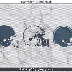 football helmet cut file,  SVG, DXF, PNG, Cricut, Silhouette, cutting machine, clipart, screen print, vector graphic, adobe illustrator,nil