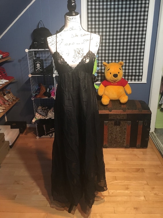 Black Lace Nightgown