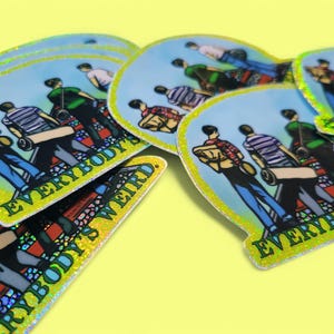 Everybody&#39;s Weird Glitter Nostalgic Movie Sticker