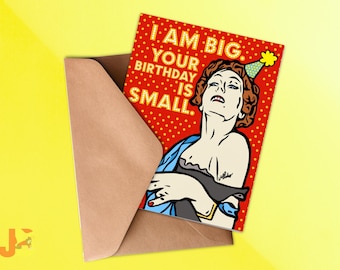 Norma Desmond Film Noir Geburtstagskarte