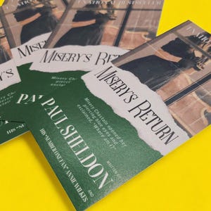 Misery&#39;s Return Horror Novel Bookmark