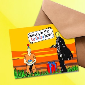 What&#39;s in the Birthday Box Funny Greeting Card